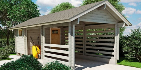 Jak vyrobit kůlnu s baldachýnem v zemi vlastníma rukama